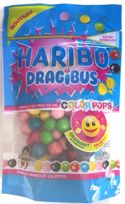 Dragibus Color Pops front packaging