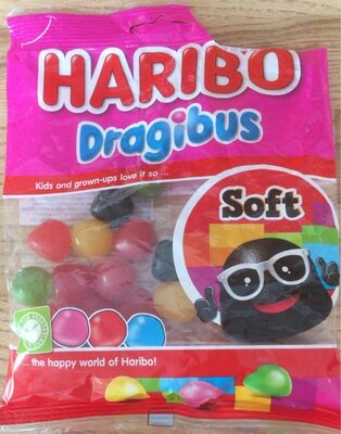 Haribo Dragibus Soft front packaging