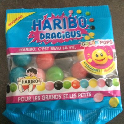 Bonbons Dragibus Color Pops le sachet de 200 g front packaging