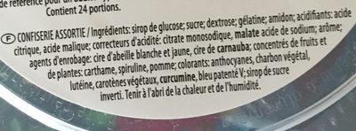 Winter Edition ingredients label