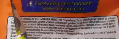 Joymix ingredients label