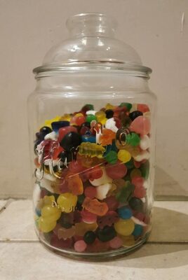 Bonbonnière verre 2L vintage