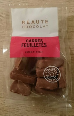 Carrés Feuilletés Bonbons de Chocolat au lait