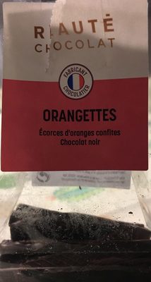 Orangettes Chocolat Noir