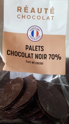 Palets chocolat noir 70%