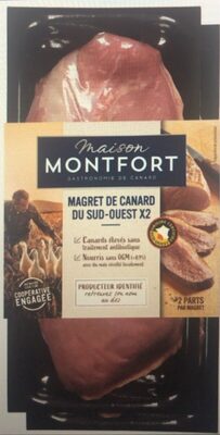 Magret De Canard grqs, Sud-ouest Sous Skin x2 front packaging