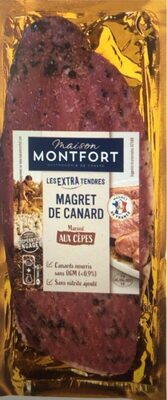 Magret de canard mariné aux cèpes front packaging