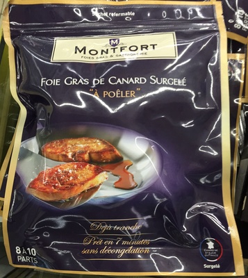 Escalopes de foie gras surgelées