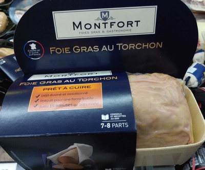 Foie gras au torchon prêt à cuire front packaging
