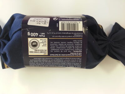 Foie gras de canard entier du Sud-Ouest cuit au torchon ingredients label