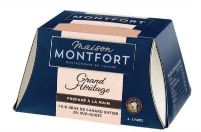 Foie gras de canard  entier préparé à la main