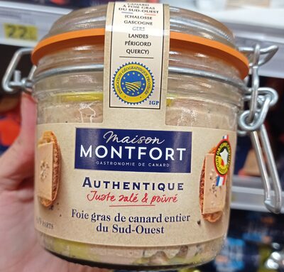 Foie gras de canard entier du Sud-Ouest