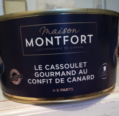 Cassoulet gourmand au conflit de canard front packaging