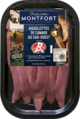 Les aiguillettes de canard du Sud-Ouest front packaging