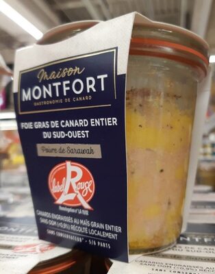 Foie gras de canard entier du sud ouest au poivre de sarawak