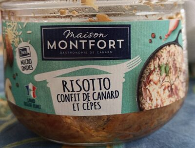 Ristotto au confit de canard et aux cèpes