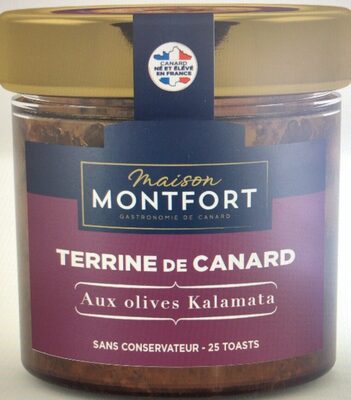 Terrine de canard aux olives kalamata