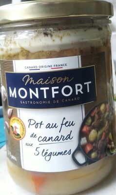 Pot au feu de canard aux 5 légumes front packaging