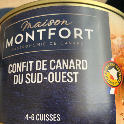 Confit de canard du Sud-Ouest front packaging