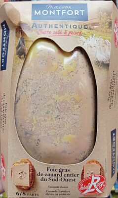 Fois gras de canard entier du sud ouest