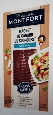 Magret de canard du Sud-Ouest Séché Nature Montfort