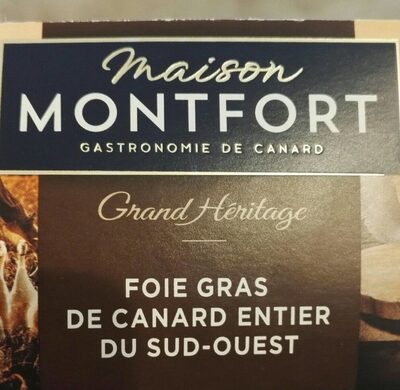 Foie gras de canardentier du sud ouest front packaging