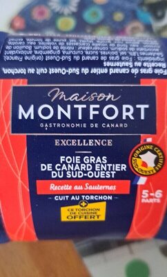 Foie gras de canard front packaging