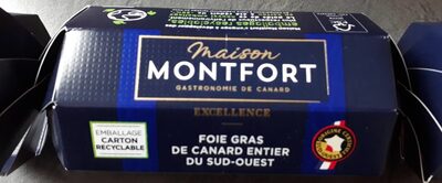 Foie gras de canard du sud-ouest front packaging