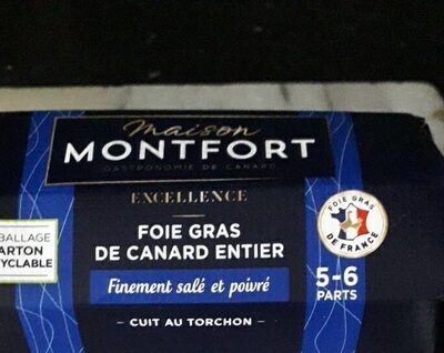 Foie gras de canard entier front packaging