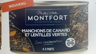 Lentilles et manchons de canard