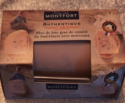 Bloc de foie gras du Sud-Ouest avec morceaux