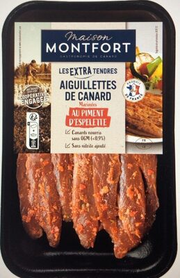 Aiguillettes de canard marinées au piment d’espelette