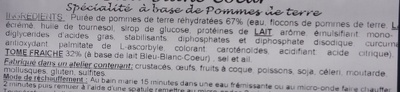 Aligot - Vallée du Lot ingredients label