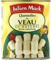Quenelles de veau au naturel boite JULIEN MACK