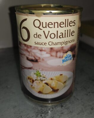 Quenelle de volaille sauce champignon front packaging
