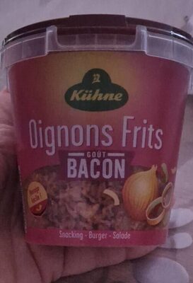Oignons frits goût bacon