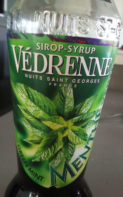 Sirop De Menthe Verte front packaging