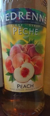 Sirop Pêche front packaging
