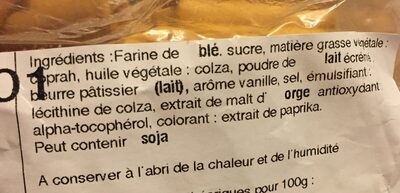 Cigarette dentelle ingredients label