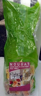 Nougats saveur crème de citron fraise - figue - abricot
