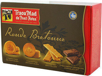 Traou Mad Coffret Carton Assortiment Ronde Breton. 245G