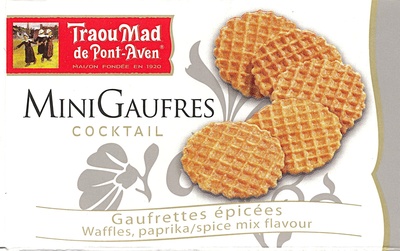Mini Gaufres - Gaufrettes épicées pour l'apéritif
