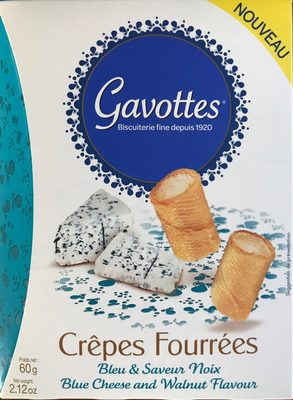 Crêpes fourées - Bleu & Saveur noix