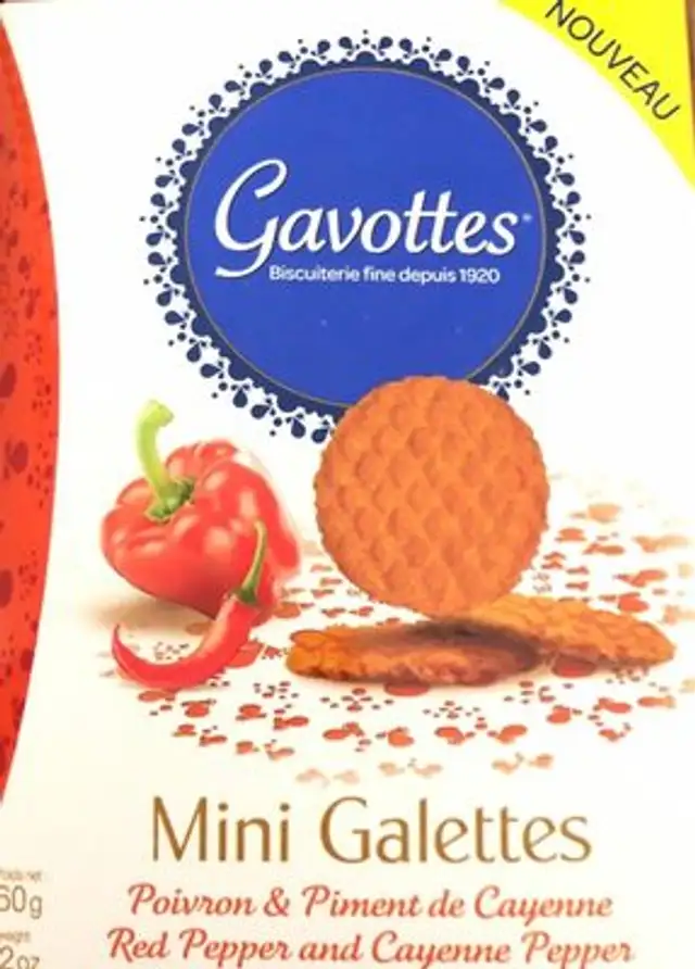 Mini galettes poivron piment de cayenne front packaging