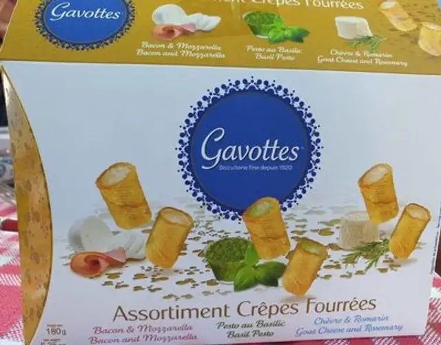 Assortiment de Crêpes Fourrées front packaging