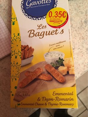 Les Baguets Emmental Thym