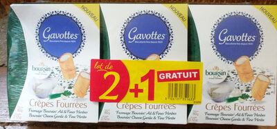 Crêpes fourrées Boursin