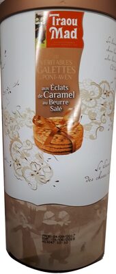 Galettes de Pont-Aven avec Éclats de Caramel au Beurre Salé