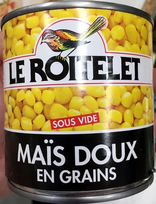 Maïs doux en grains