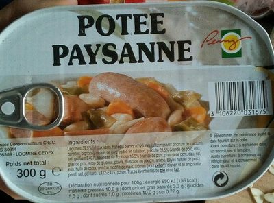 Potee paysanne front packaging